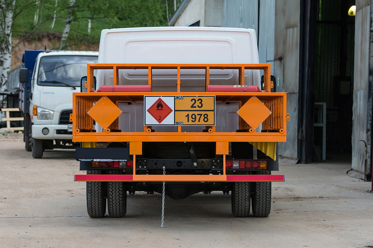 Переоборудование шасси A21R22 под перевозку опасных грузов