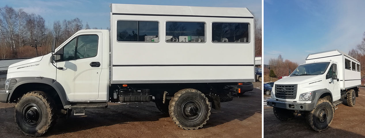 Вахтовый автобус на базе ГАЗ-С41A23