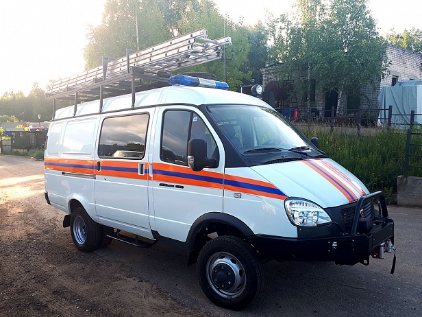 3035JM "Автомобиль аварийно-спасательный" на базе ГАЗ-27057. Реализованный проект.