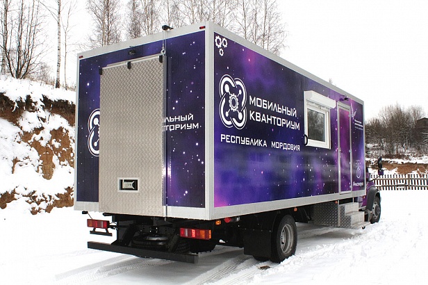ГАЗ-C41RВ3 Передвижная лаборатория "Мобильный кванториум". Реализованный проект.